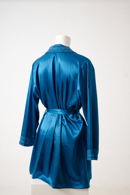 Short Robe Satin 632