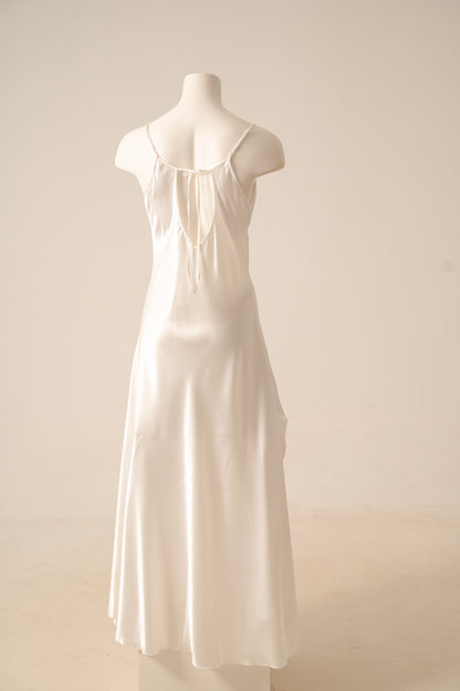 Long satin Night Dress 2749