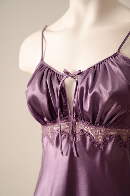 Long satin Night Dress 2749