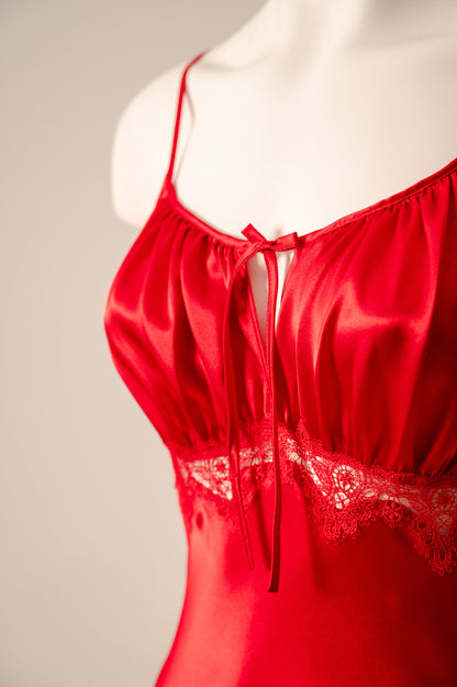 Long satin Night Dress 2749