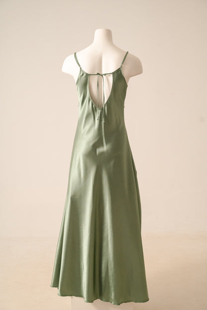 Long satin Night Dress 2749