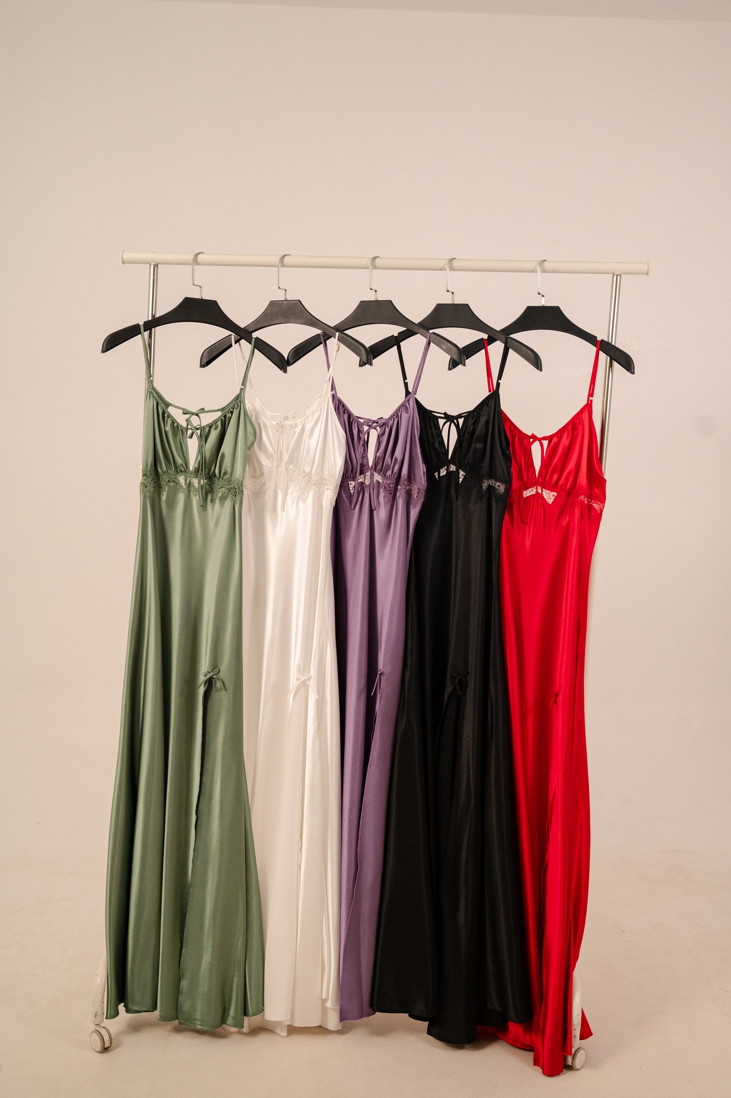 Long satin Night Dress 2749