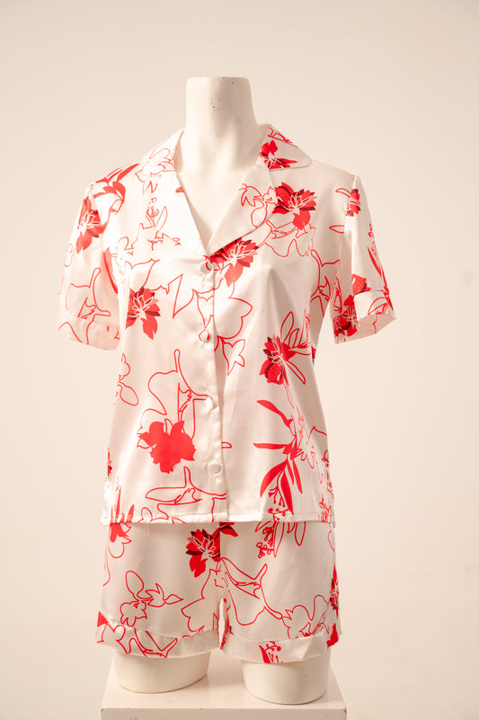 Pajama Satin Flower 8294