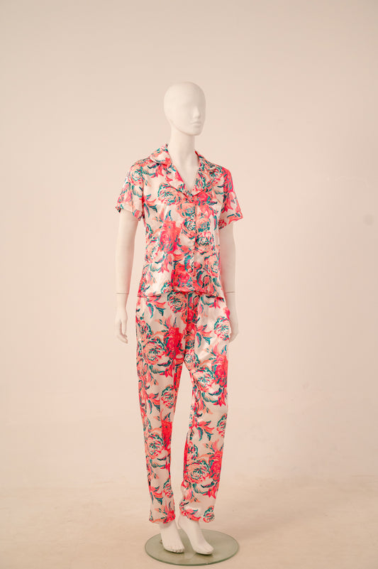 Pajama Satin Flower 8096