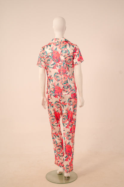 Pajama Satin Flower 8096