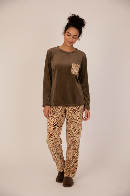 Tiger Velvet Pajama 112