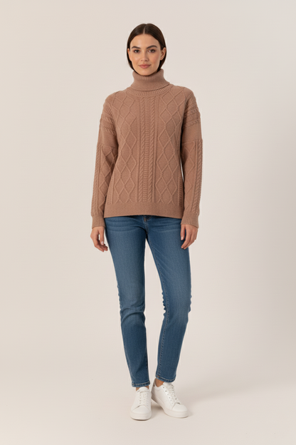 Tricot Turtleneck Sweater 5775