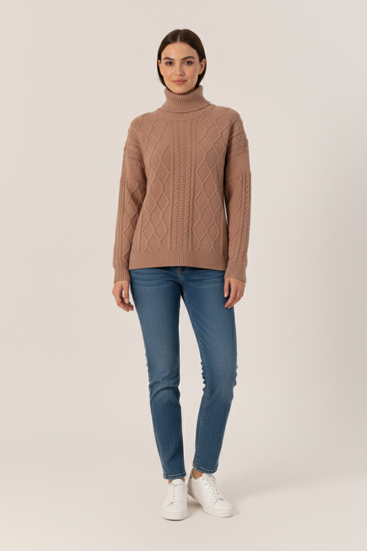 Tricot Turtleneck Sweater 5775