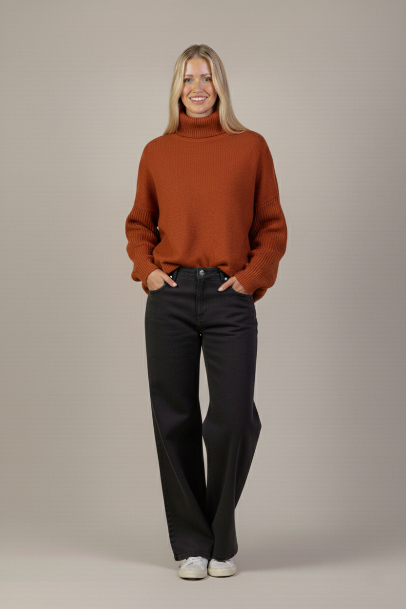 Tricot Turtle-Neck Sweater 2030