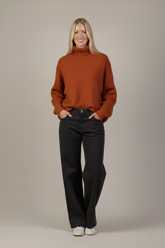 Tricot Turtle-Neck Sweater 2030