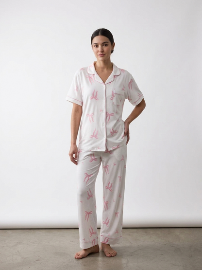 Basic Ribbons Buttons pajama 1001