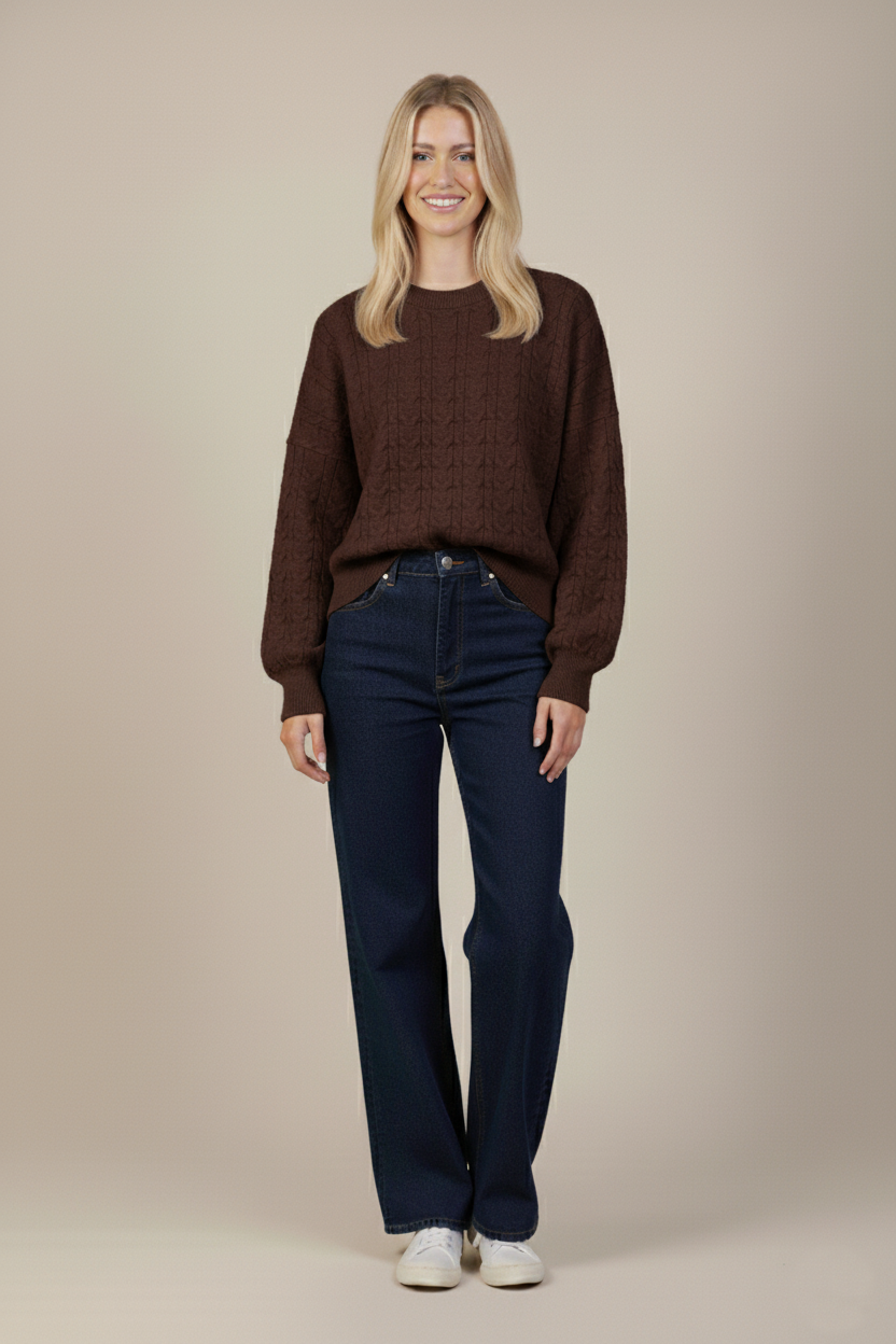 Tricot Round Sweater 5069