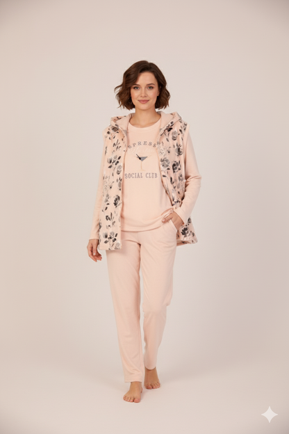 Pajama Velvet 3 pc 9022
