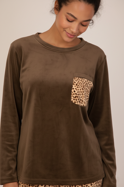 Tiger Velvet Pajama 112