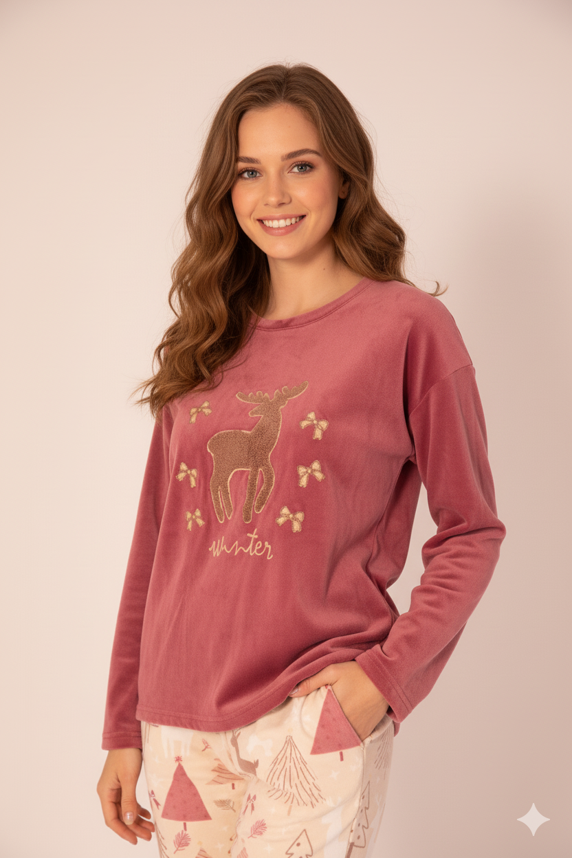 Deer Velvet pajama 16748