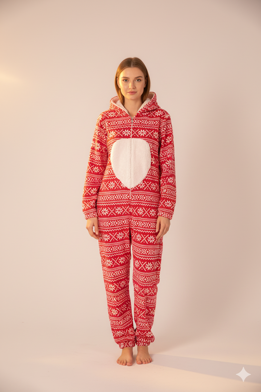 Jumpsuit Velvet Pajama 9053