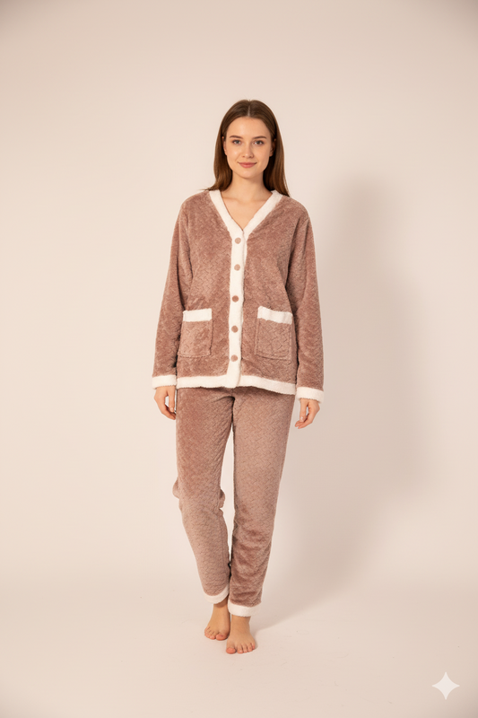 Pajama fleece buttons 9038
