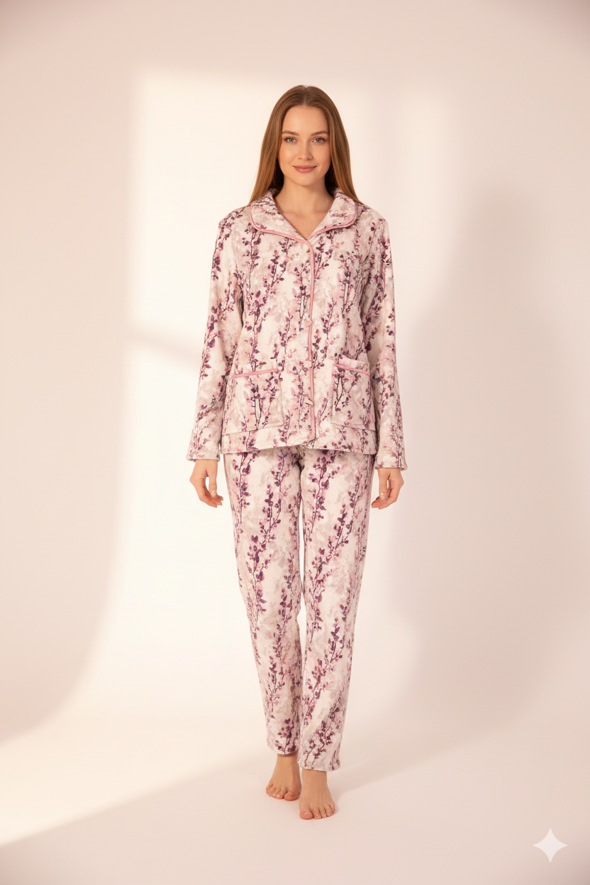 pajama buttons velvet 9074
