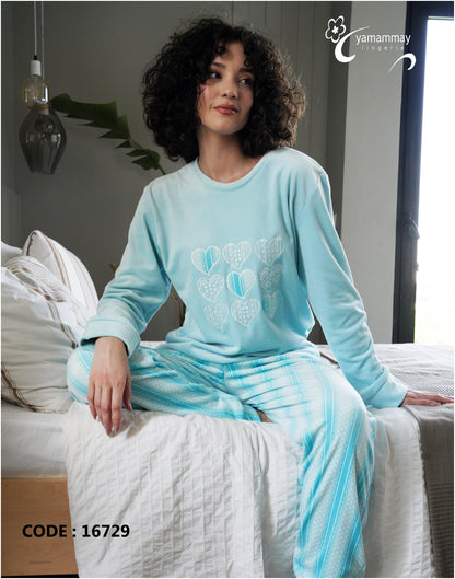 Round shirt pajama 16729