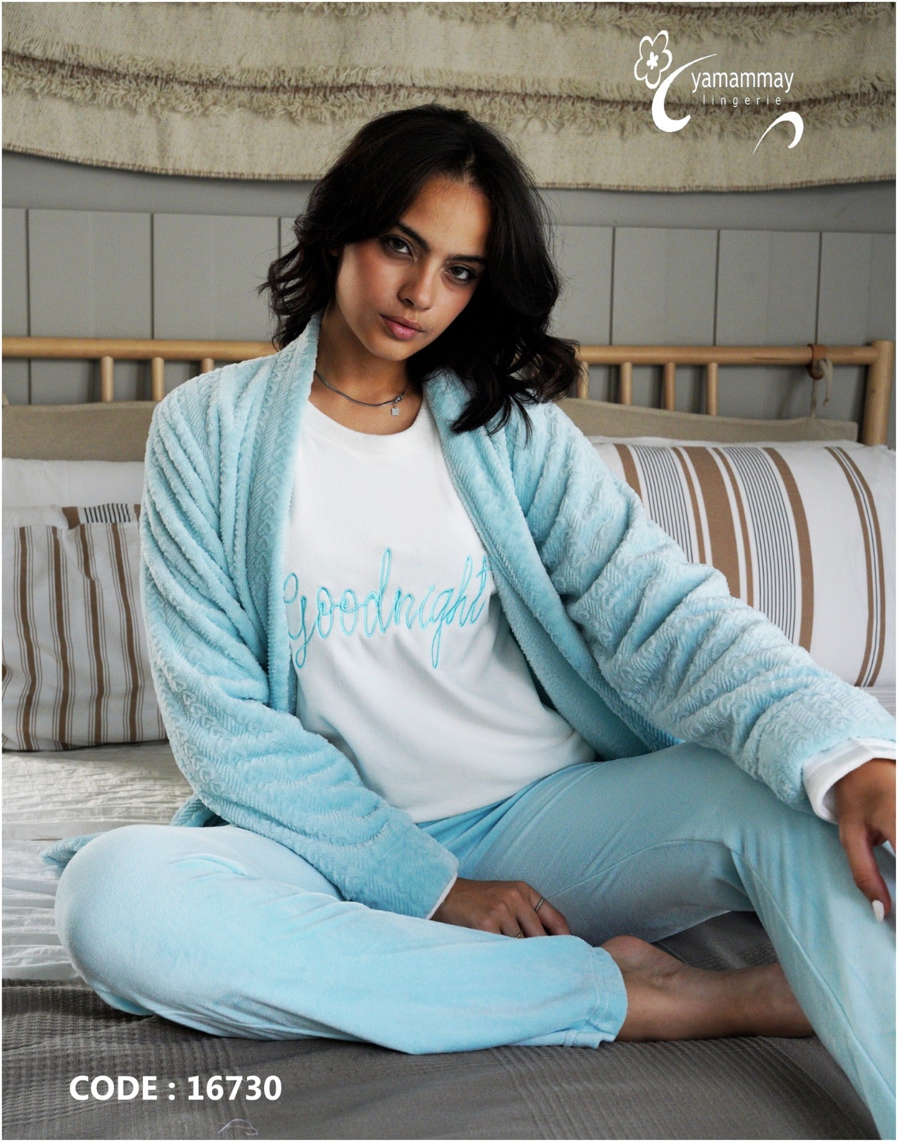 Pajama velvet 3 pc 16730